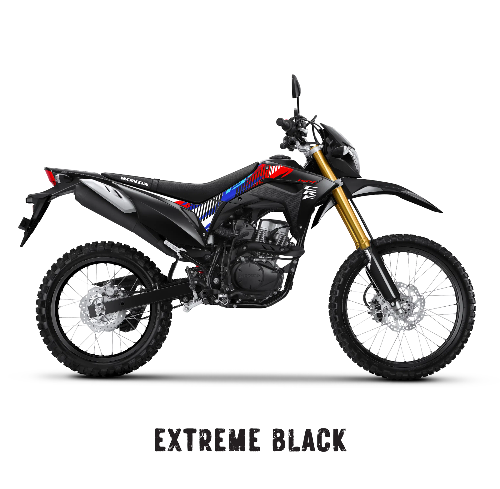 Honda CRF150L warna Extreme Black