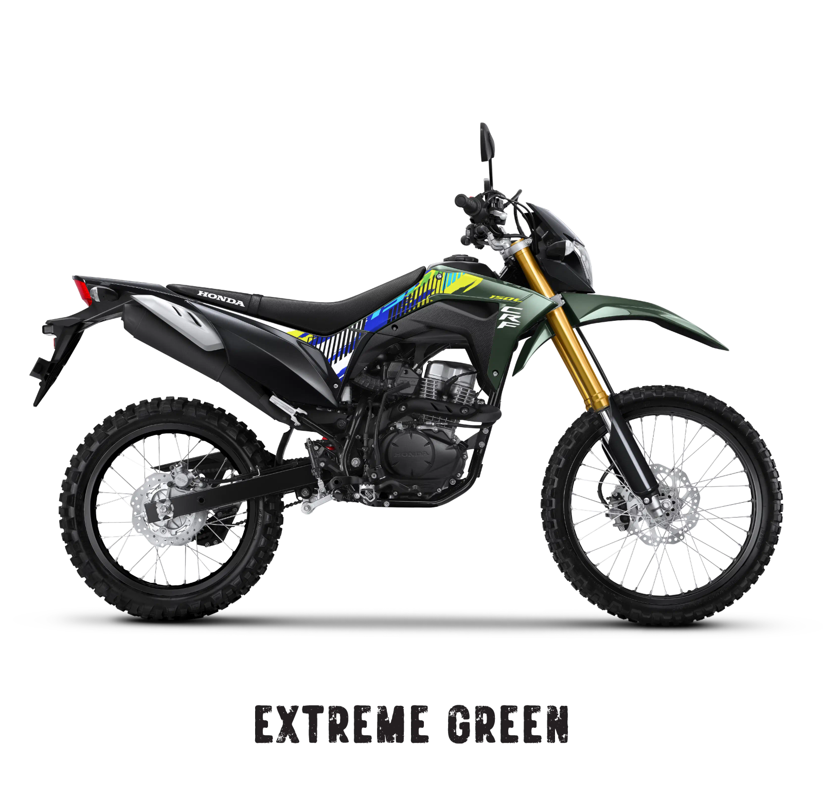 Honda CRF150L warna Extreme Green
