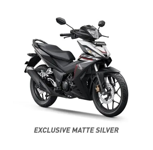 Honda Supra GTR 150 warna Exclusive Matte Silver