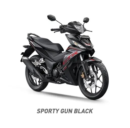 Honda Supra GTR 150 warna Sporty Gun Black