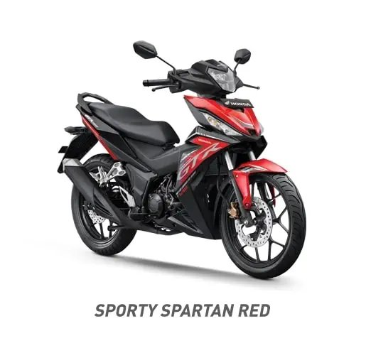 Honda Supra GTR 150 warna Sporty Spartan Red