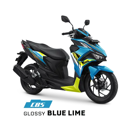 Honda Vario 160 warna CBS Glossy Blue Lime