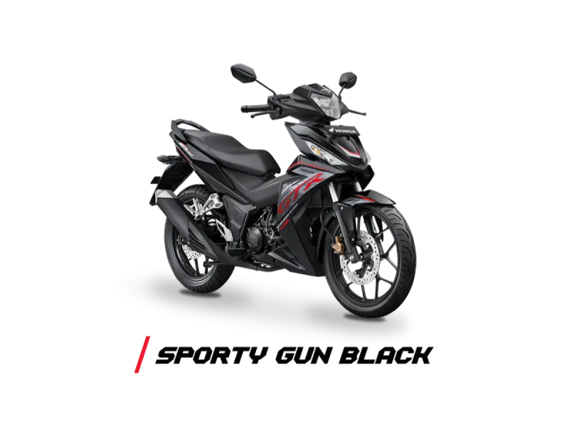 Honda Supra GTR 150 warna Sporty Gun Black