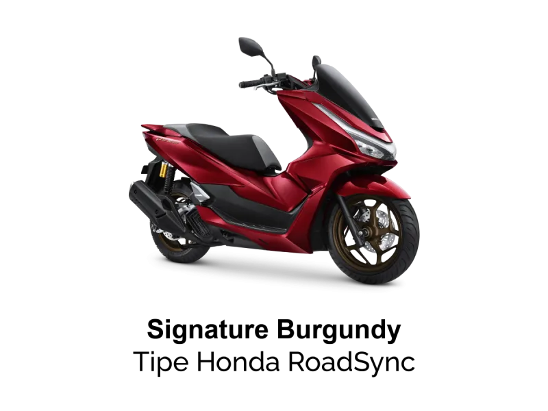 Honda PCX 160 warna Signature Burgundy