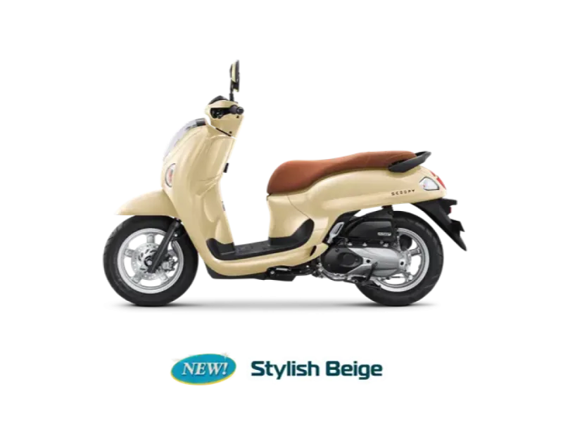 Honda Scoopy warna Stylish Beige