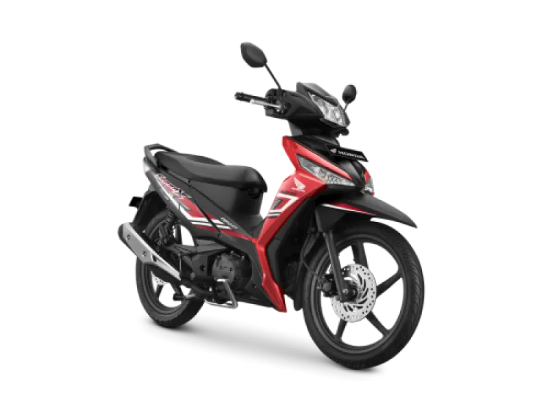 Honda Supra X 125 FI warna Energetic Red