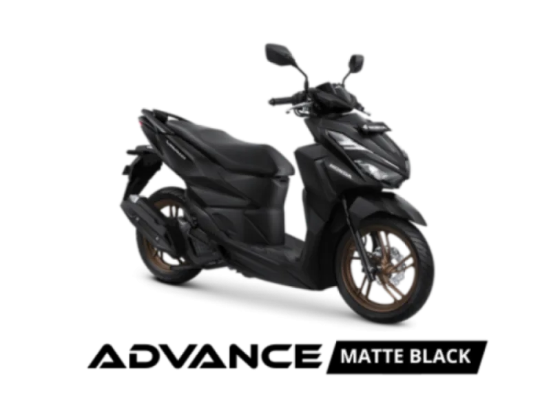Honda Vario 125 warna Advance Matte Black